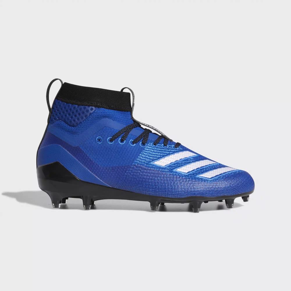 Adidas Adizero 8.0 SK Tacos de Futbol Azules Para Hombre (MX-84601)